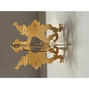 Danbury Mint Vintage 23k Gold Plated Christmas Ornament 1984